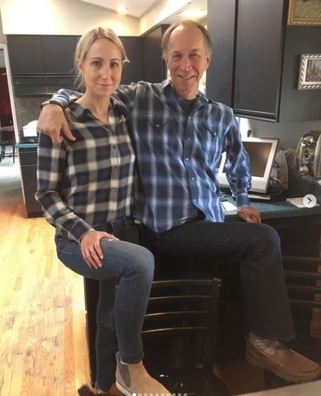 Nikki Glaser with her Father